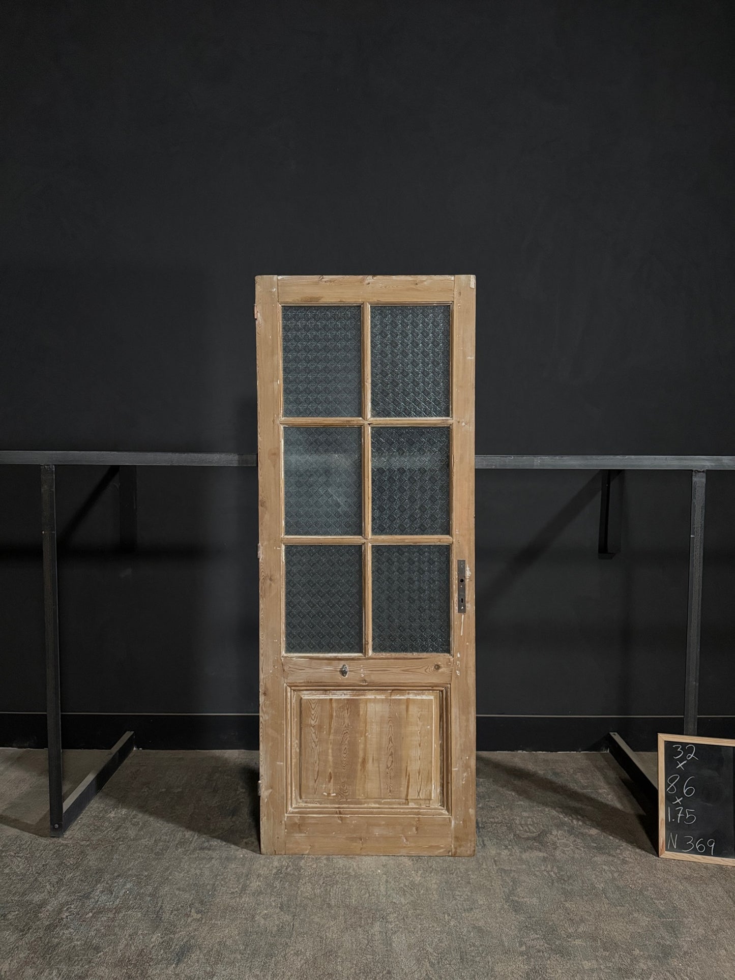 Antique Glass 6 Lite Single Door - 32x82.25 - N368