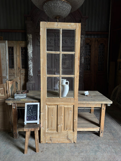 6 Lite Antique Glass Door - 29x83.5 K123