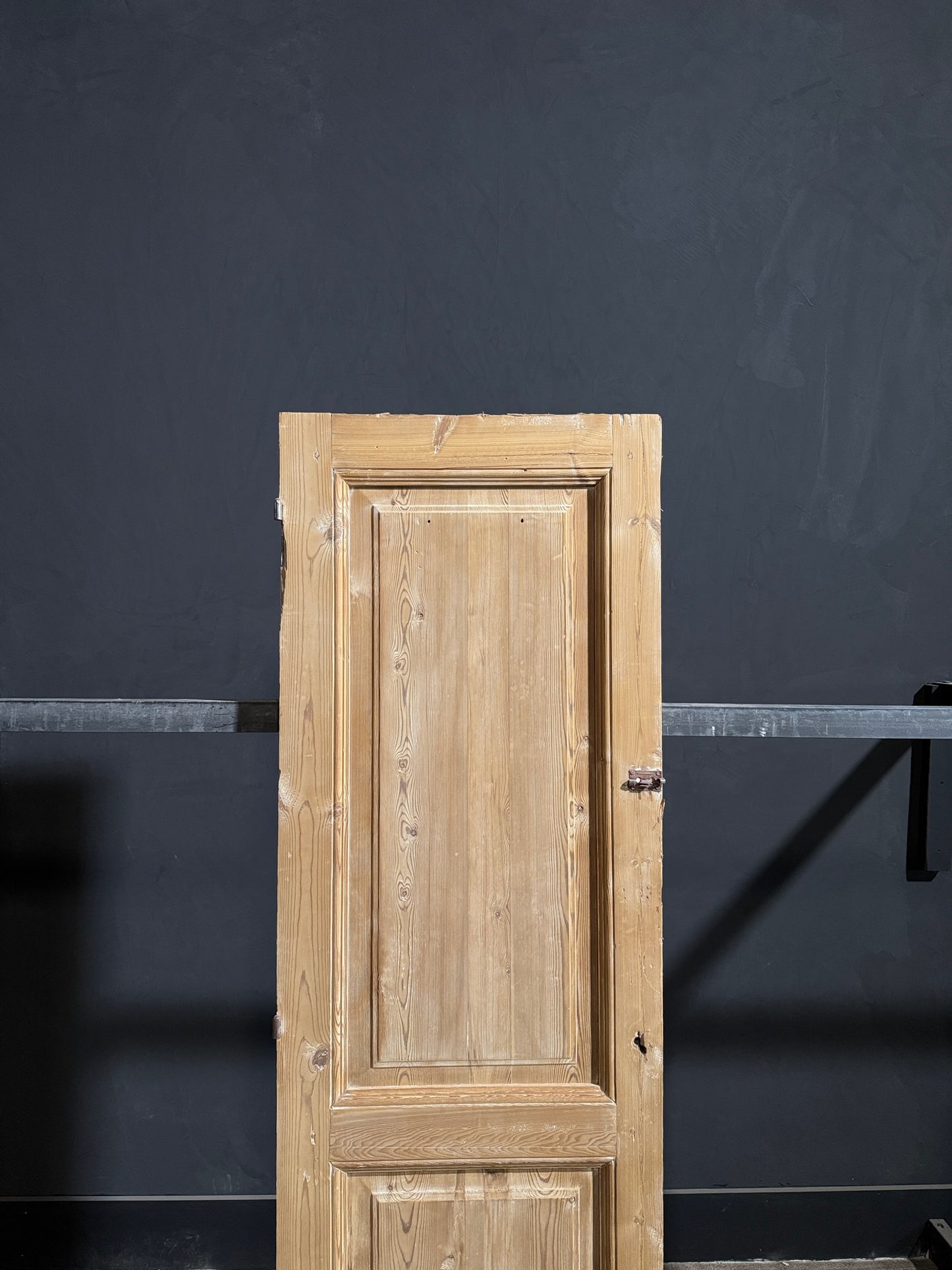 Antique 2 Panel Solid Single Door - 23.75x78 - N249