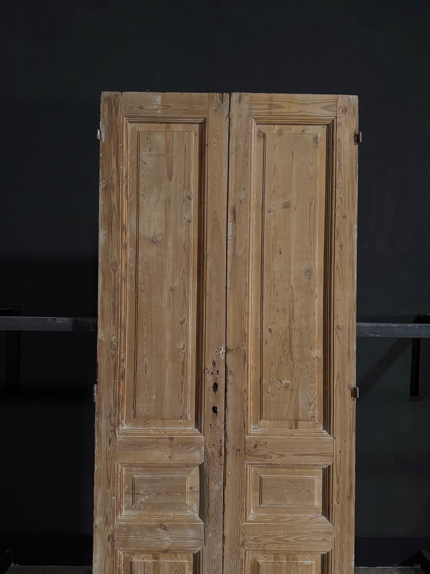 Antique 3 Panel Double Doors - 38.25x94? - N28