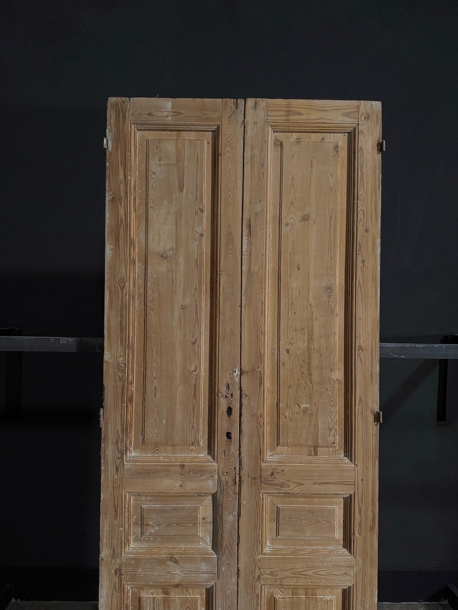 Antique 3 Panel Double Doors - 38.25x94? - N28