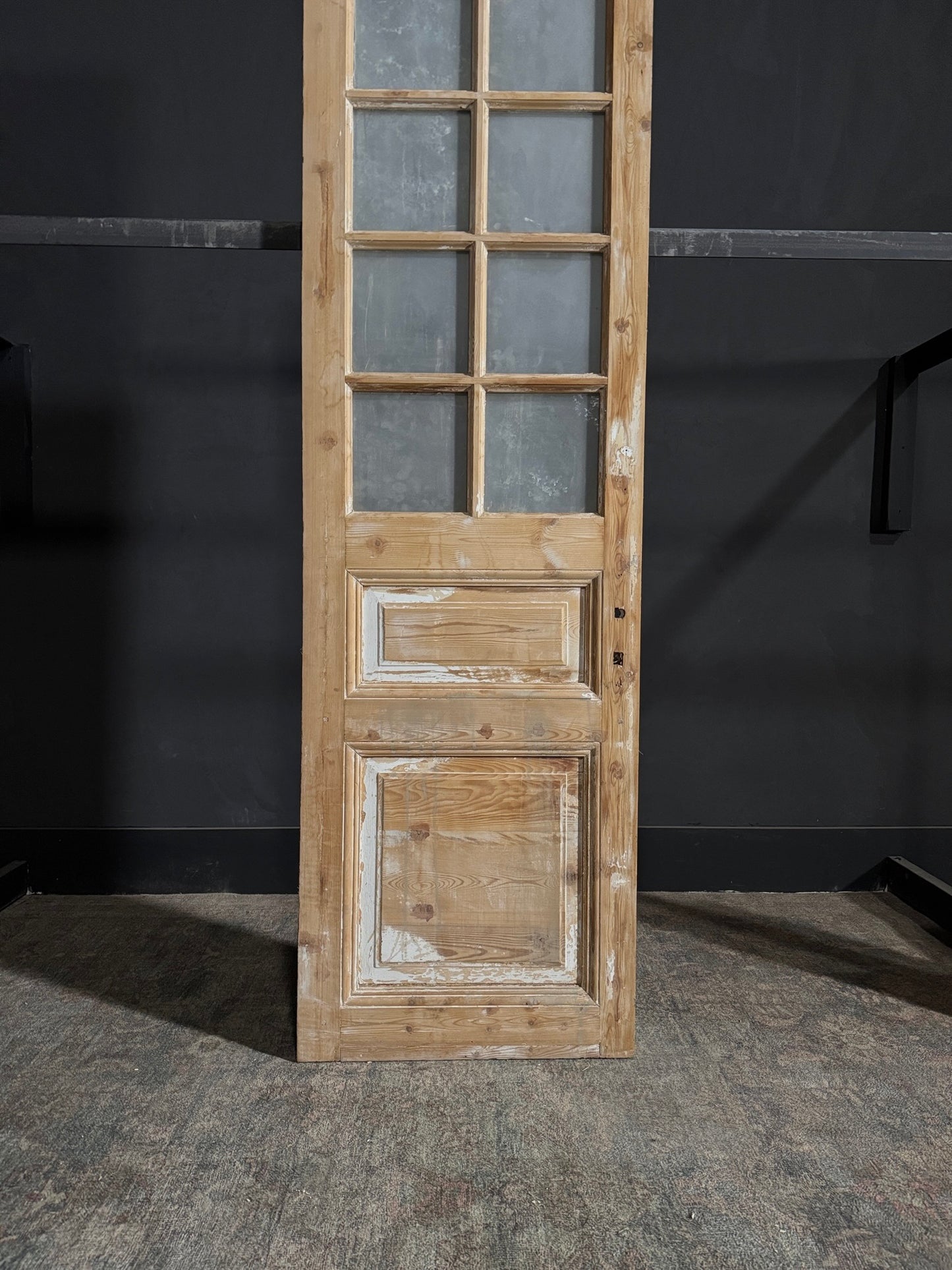 Antique Glass 8 Lite Single Door - 24.25x81 - N57