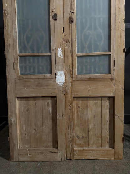 Antique Iron French Doors - 50.5x94.5 - N713