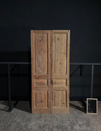 Antique 3 Panel Double Doors - 44x96 - N06