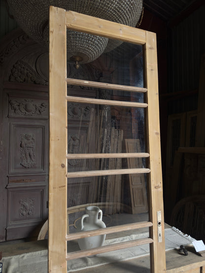 7 Lite Antique Glass Single Door - 31.25x100 J301