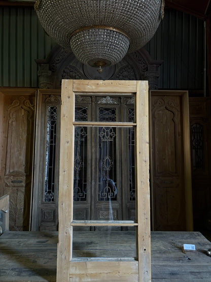 Single Antique Glass Door - 24x84.5 - L64