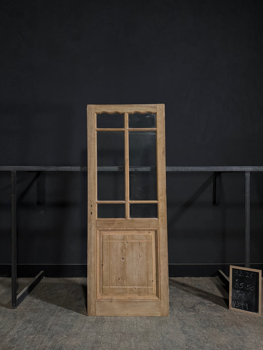 Antique Glass 6 Lite Single Door - 32.25x85.5 - N399