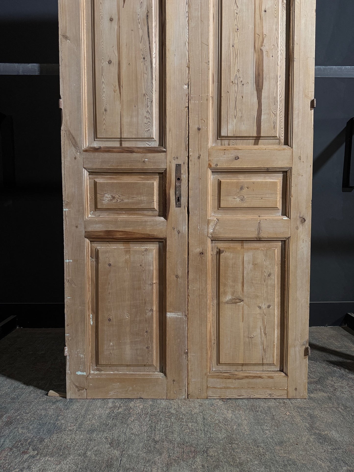 Antique Solid Double Doors - 43.75x103.5 - N177