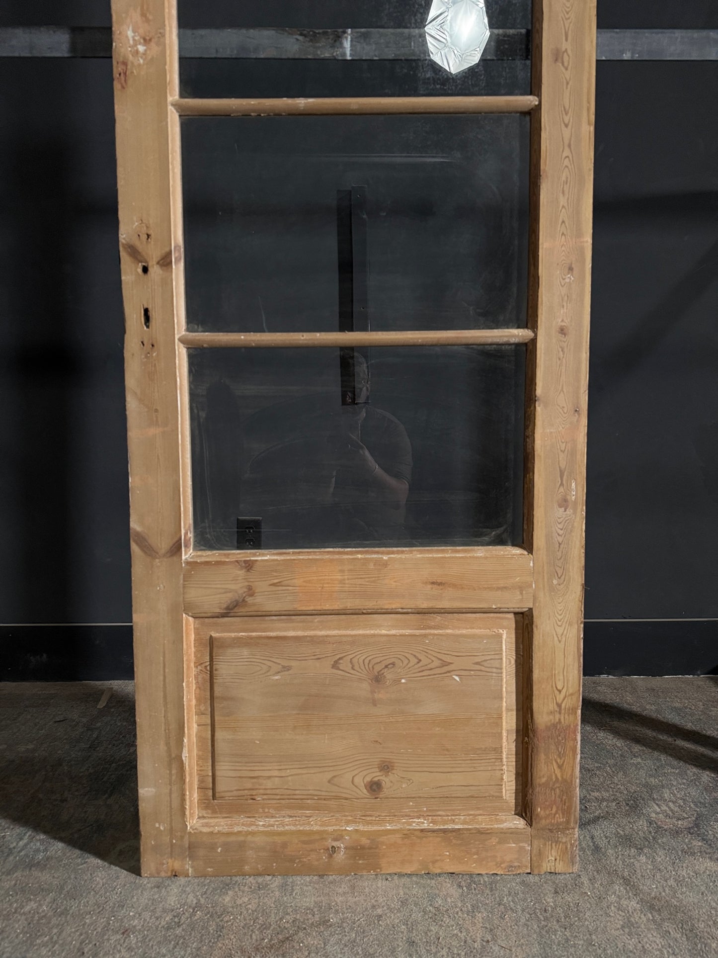 Antique Glass 4 Lite Single Door - 32x88.5 - N520