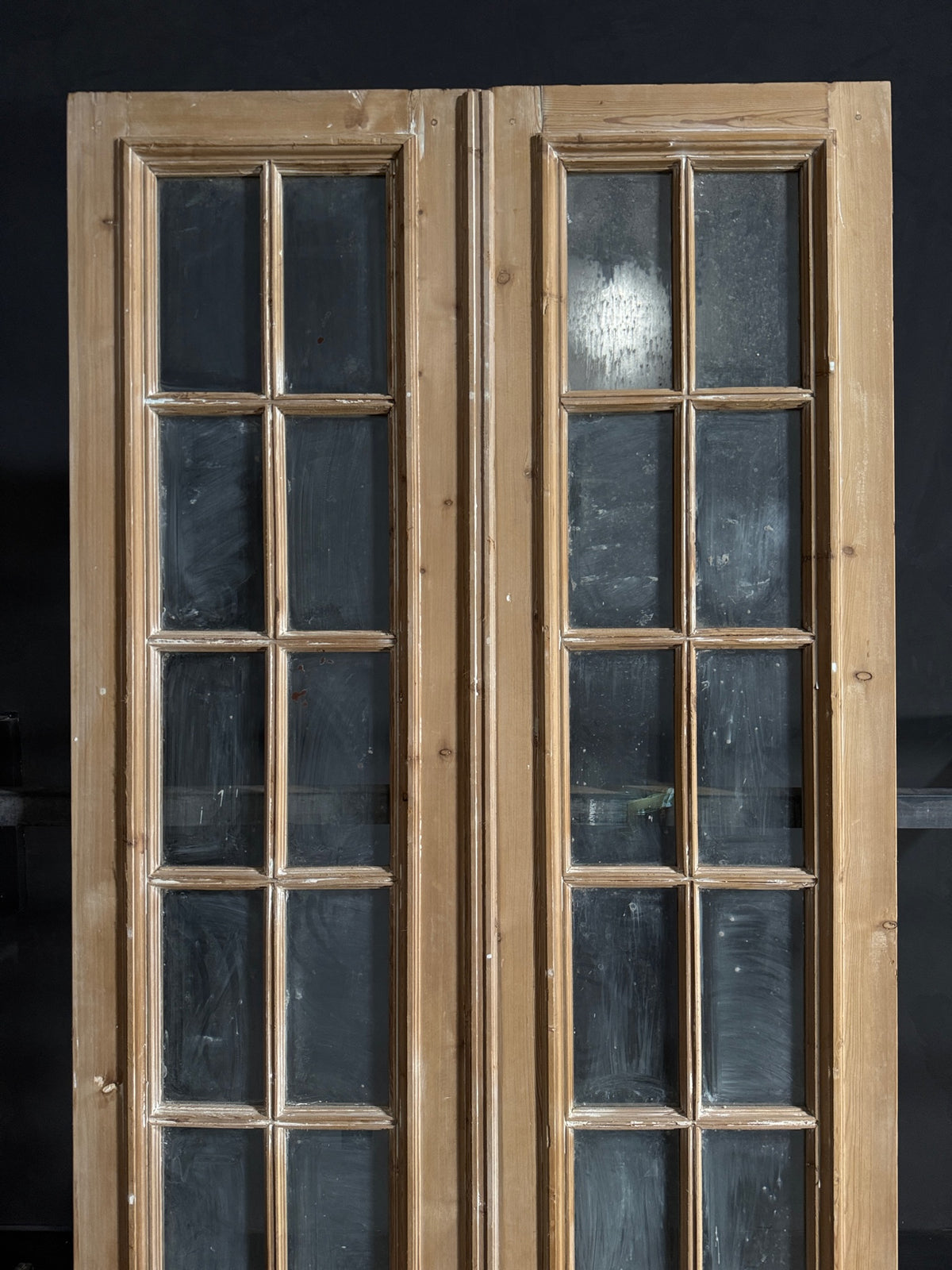 Antique Glass 10 Lite French Doors - 47.25x100.5 - N624