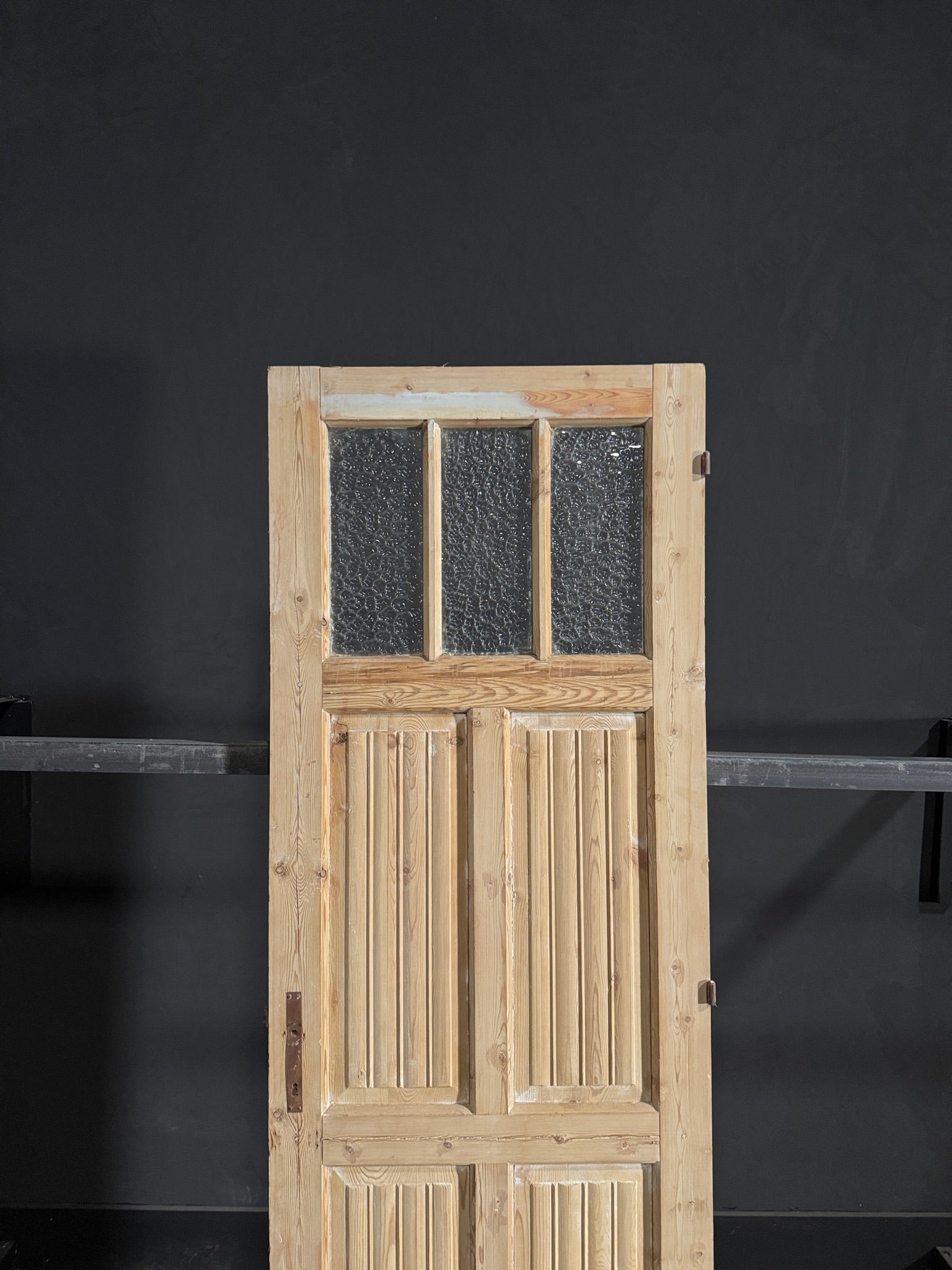 Antique Fluted 3 Lite Single Door - 28x84.75 - N78