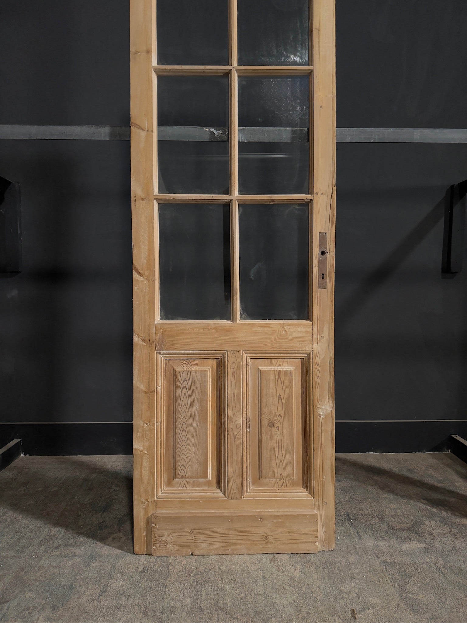 Antique Glass 6 Lite Single Door - 28.25x88.5 - N377