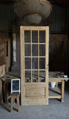 Antique Glass 12 Lite Door - 31.5x88.5 - L654