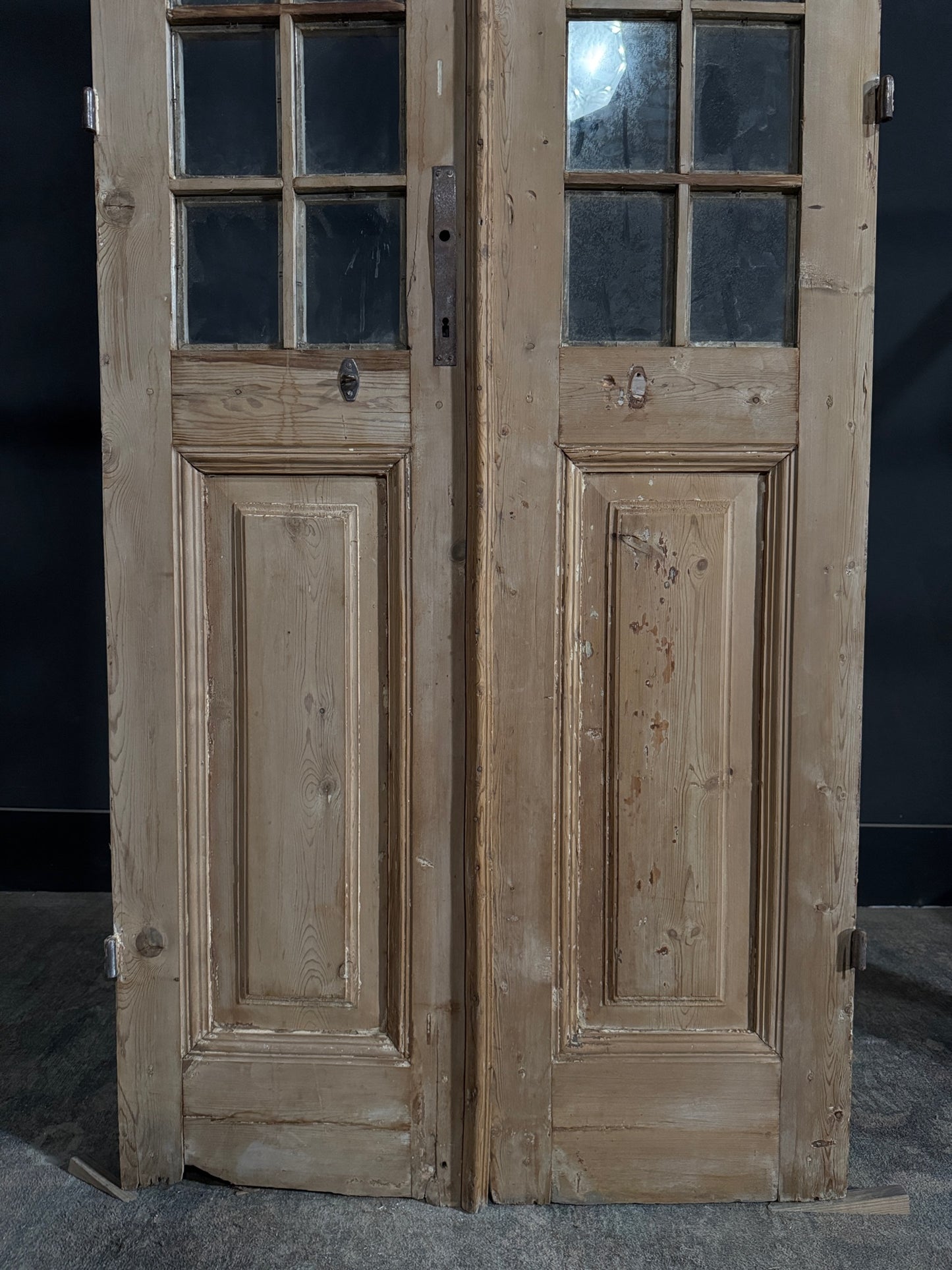 Antique Glass 14 Lite French Doors - 34.75x94.5 - N391