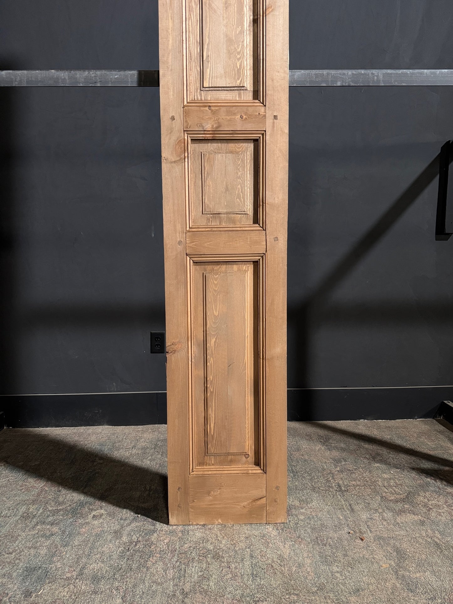Handcrafted 3 Panel Solid Single Door - 16x96 - N168