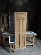5 Panel Single Solid Antique Door - 25.25x78.25 J479