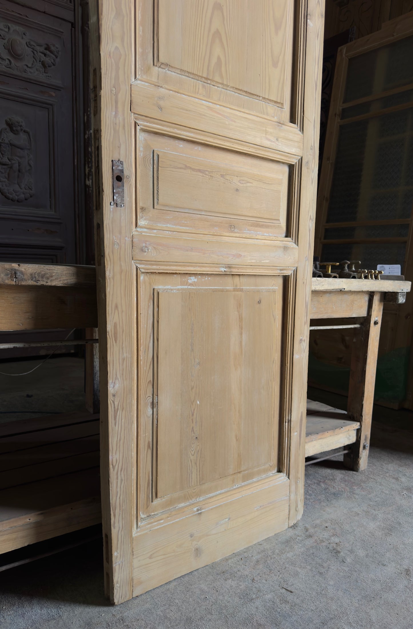 Antique 3 Panel Door - 27x86.75 - L676