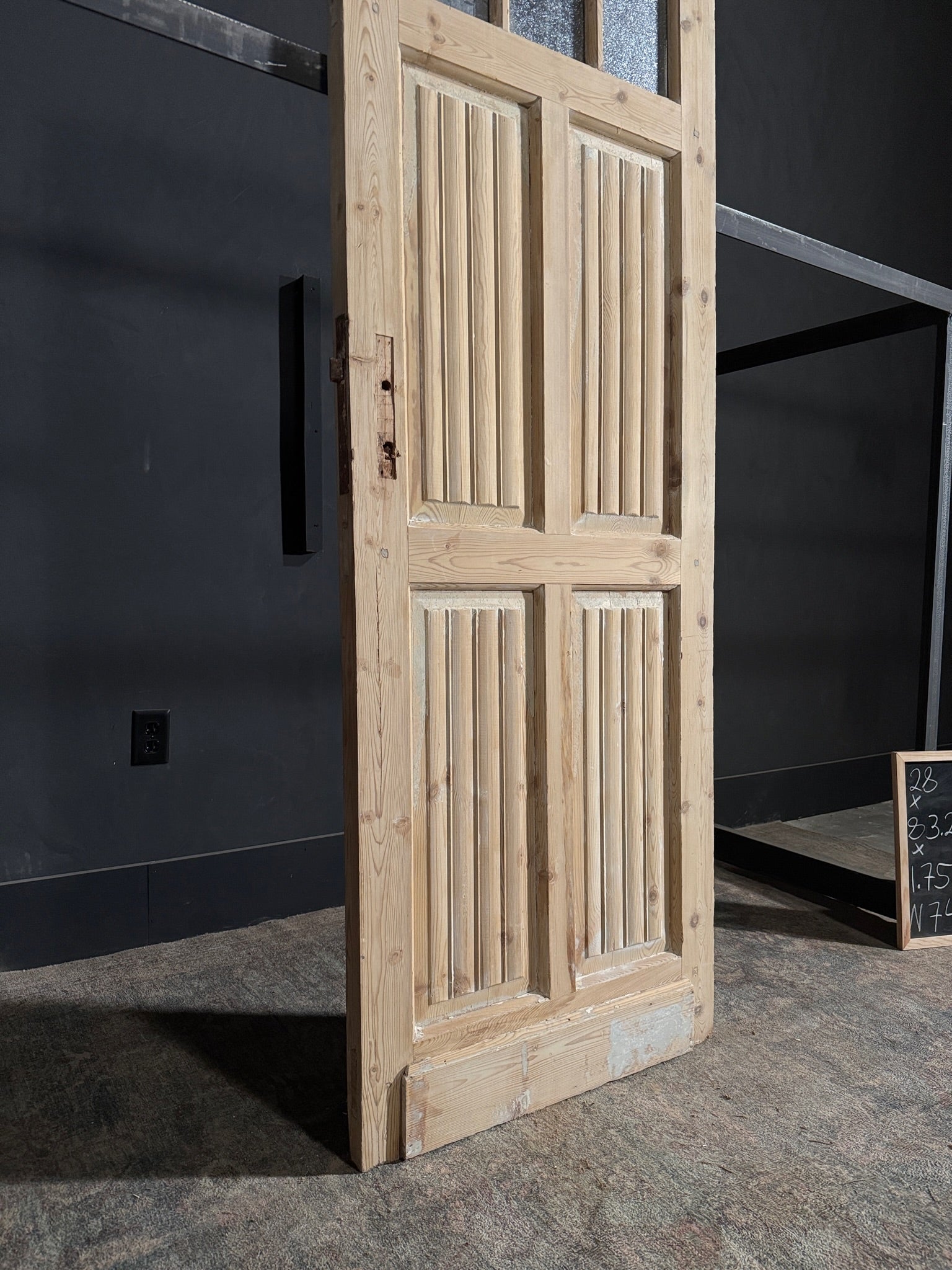 Antique Solid Single Door - 28x83.25 - N74