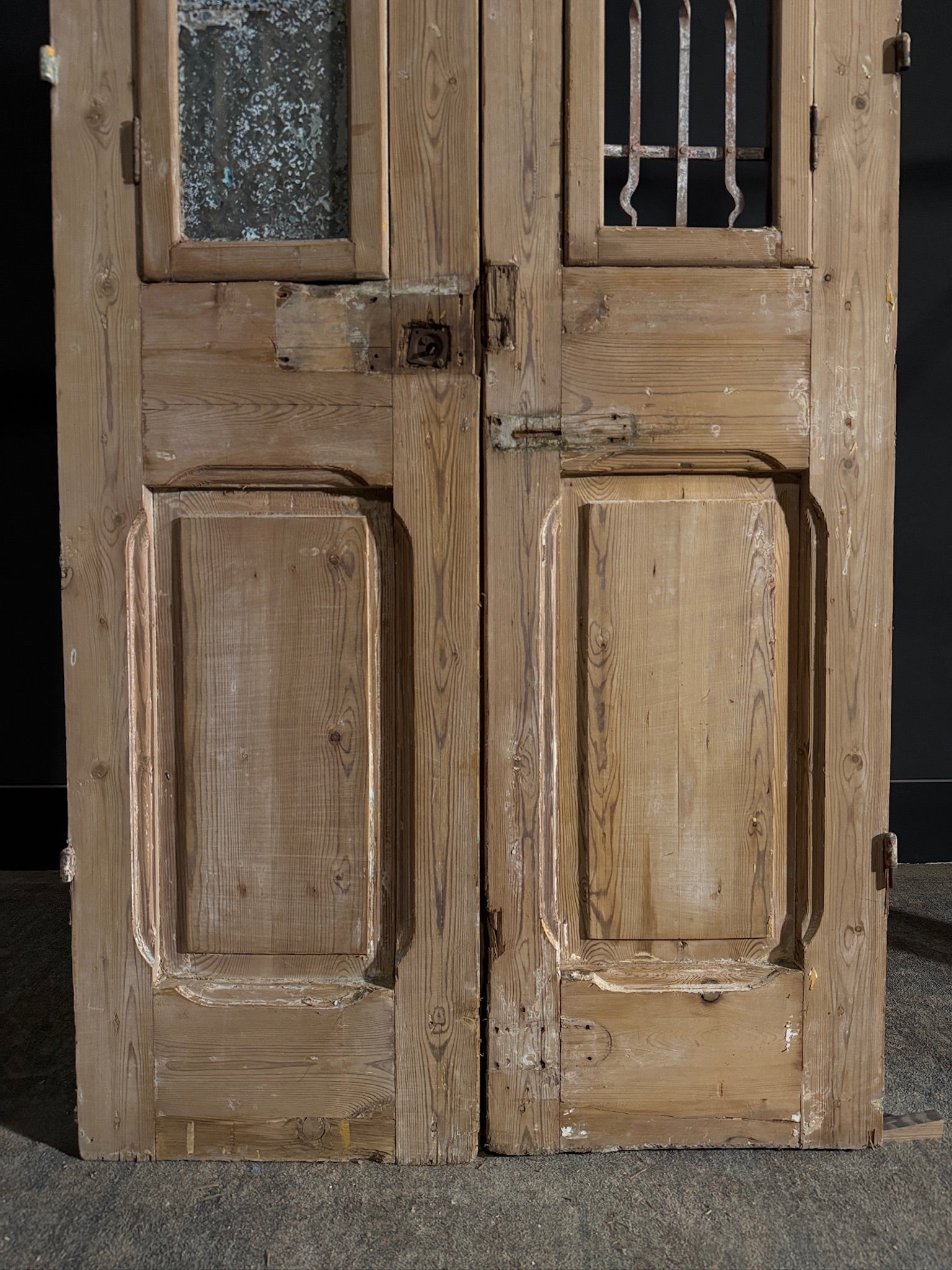 Antique Iron French Doors - 36x88.5 - N410