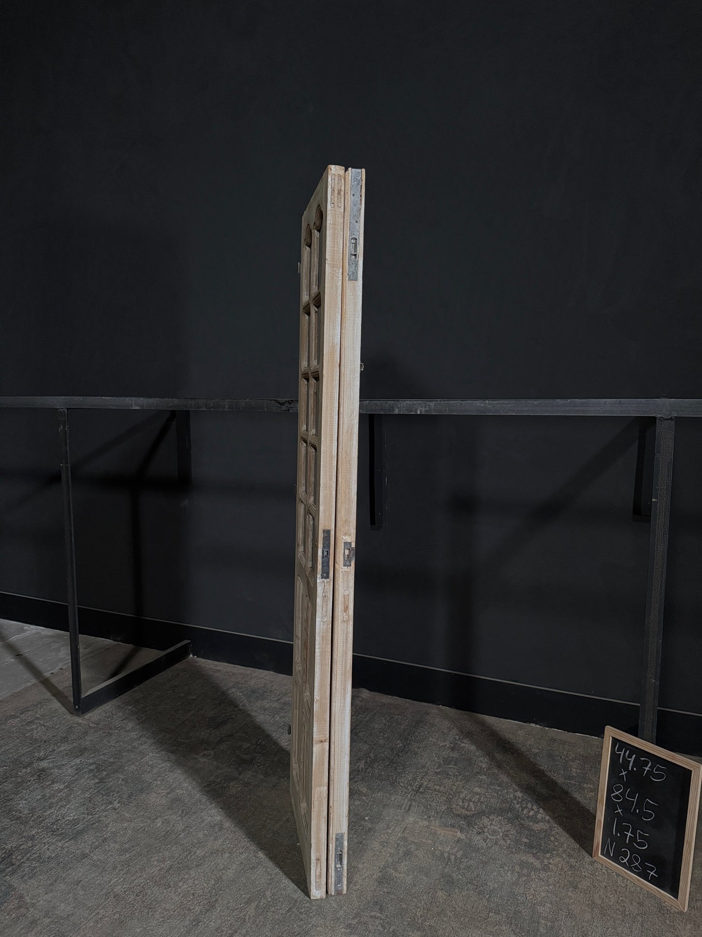 Antique Mirrored 10 Lite French Doors - 44.75x84.5 - N287