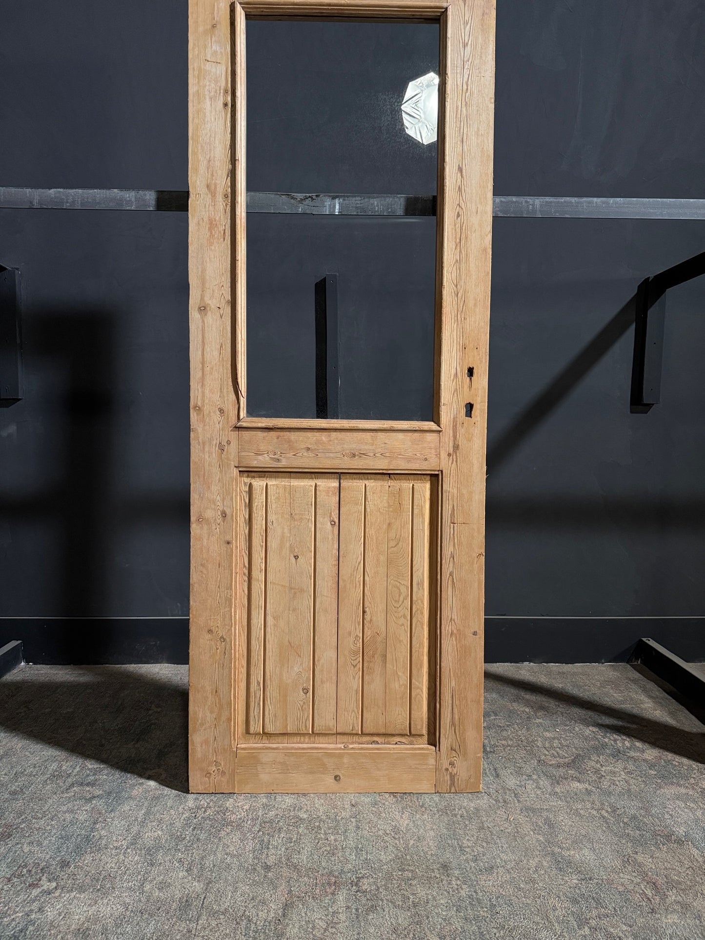 Antique Glass 1 Lite Single Door - 29.5x81.5 - N173