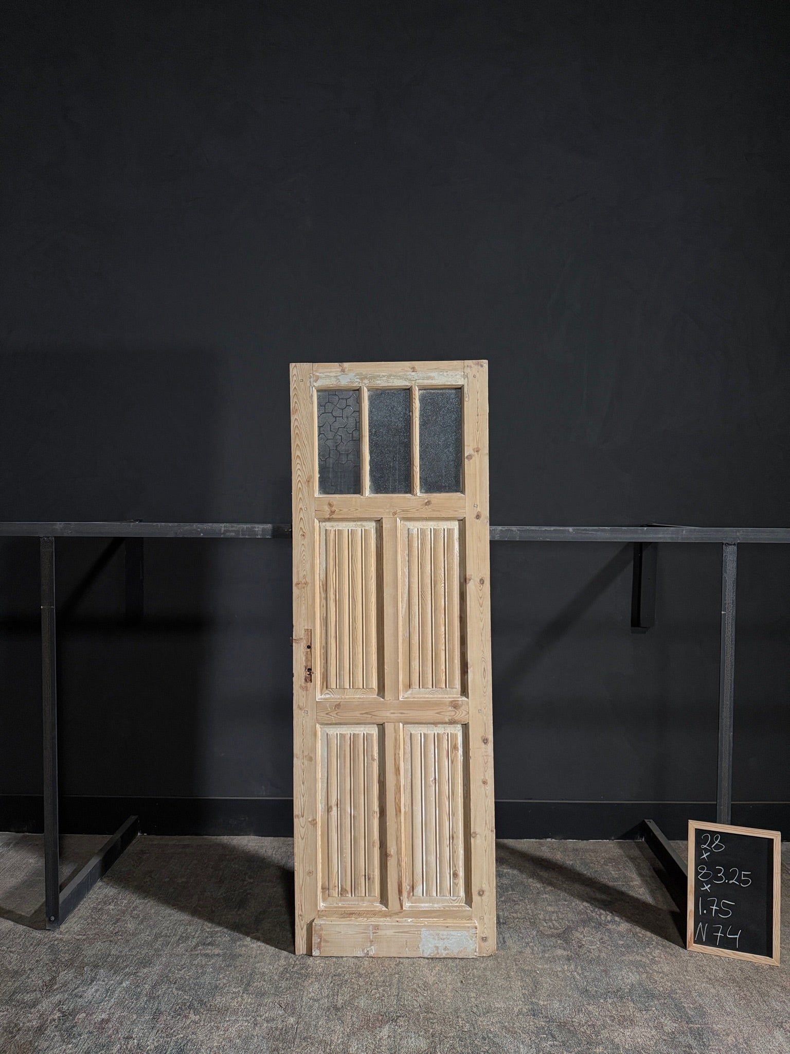Antique Solid Single Door - 28x83.25 - N74