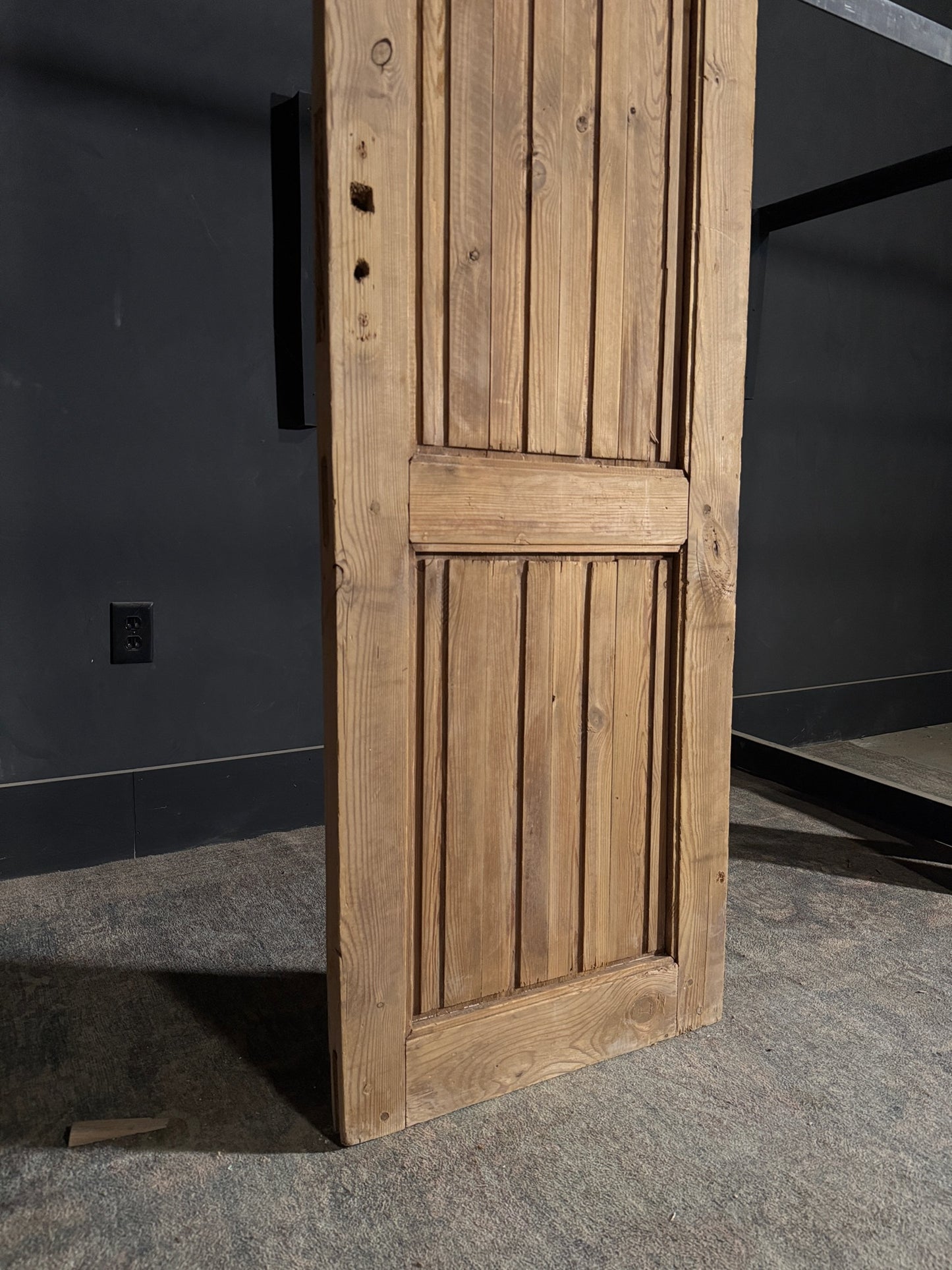 Antique Fluted 2 Panel Single Door - 23.75x79.75 - N445