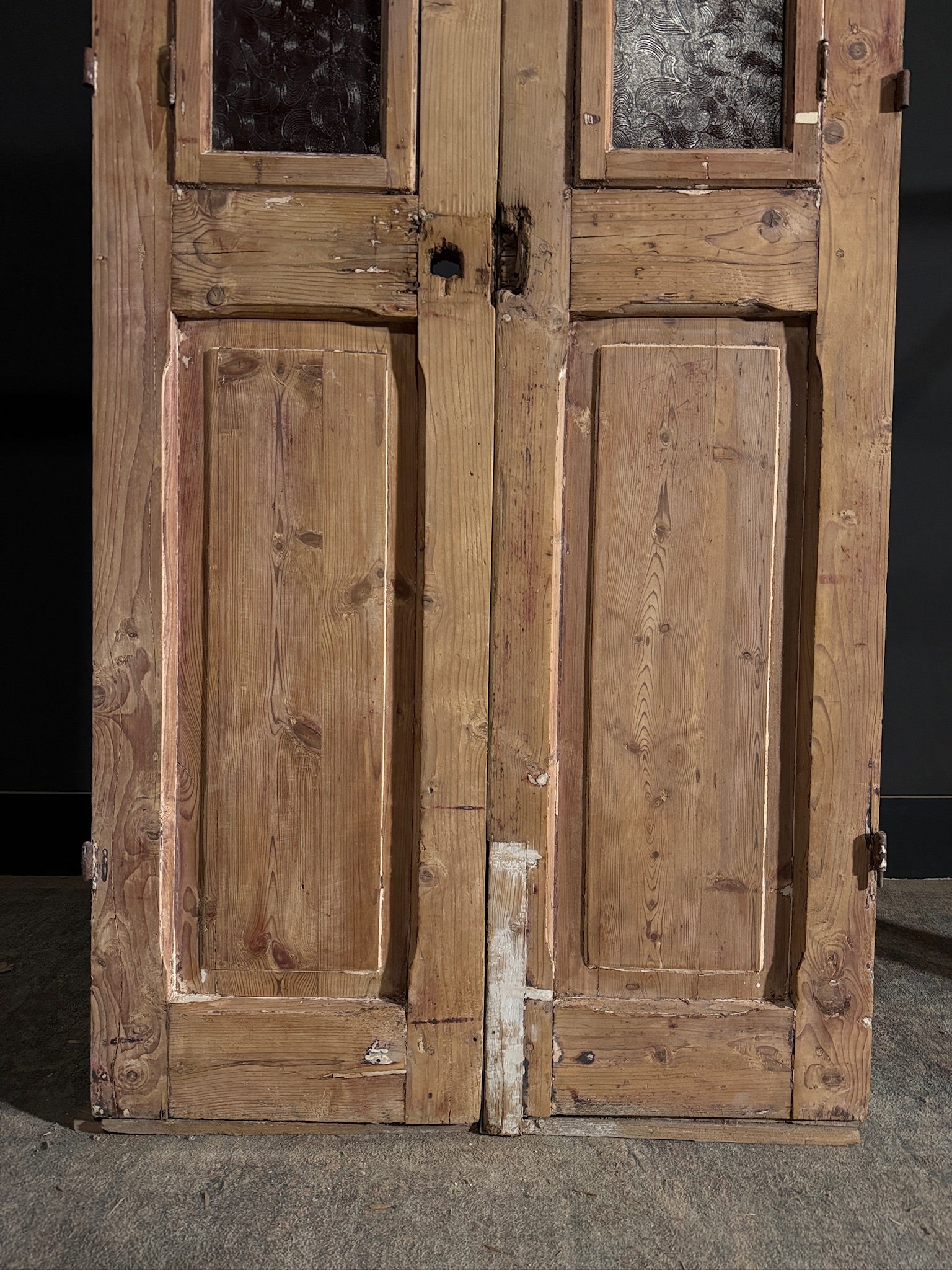 Antique Iron French Doors - 36.25x85.75 - N413
