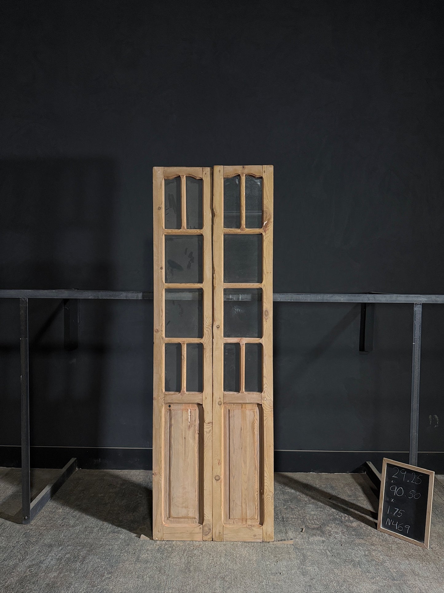 Antique Glass French Doors - 29.25x90.5 - N469