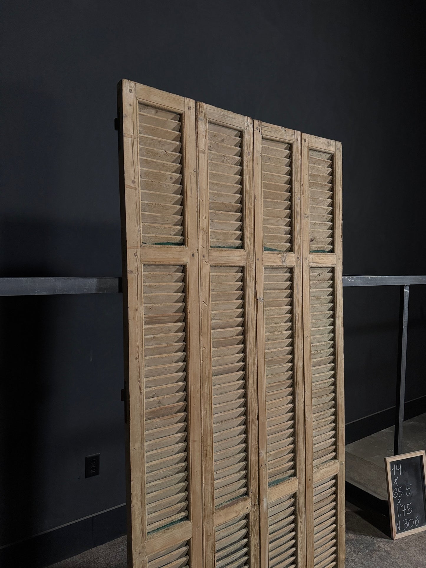 Antique Louvered Bi-Fold Doors - 44x85.5 - N306
