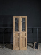 Antique Iron French Doors - 38x92 - N514