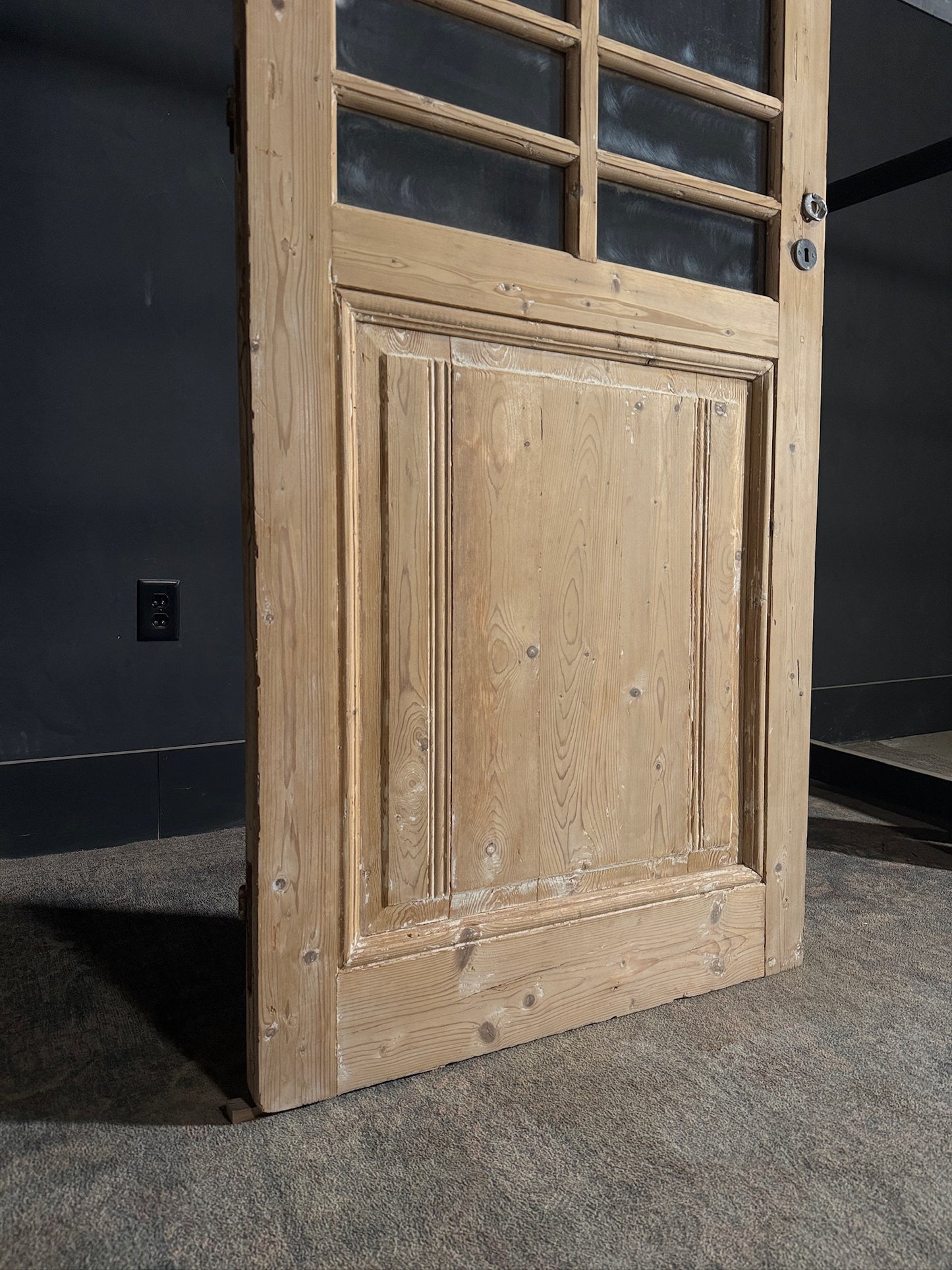 Antique Glass 6 Lite Single Door - 32.5x84 - N435