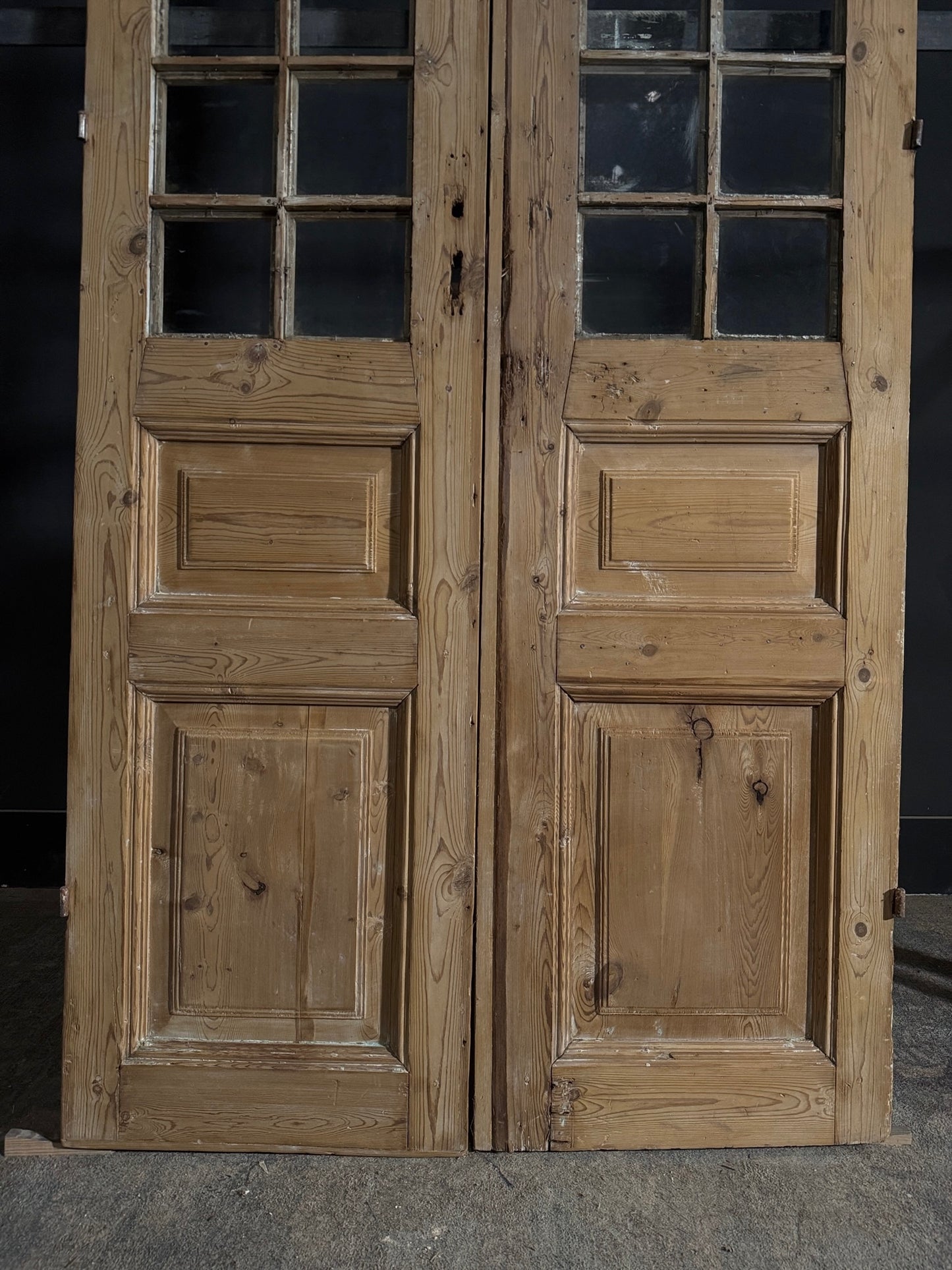 Antique Glass 14 Lite French Doors - 42.5x95 - N542