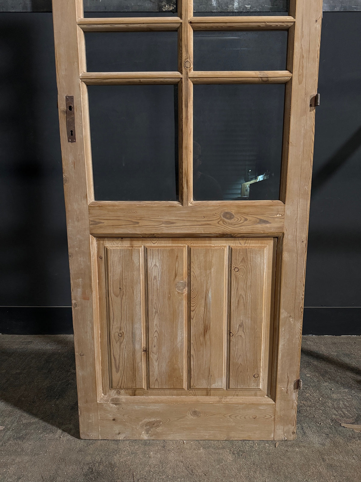 Antique Glass 10 Lite Single Door - 31.5x93.25 - N675