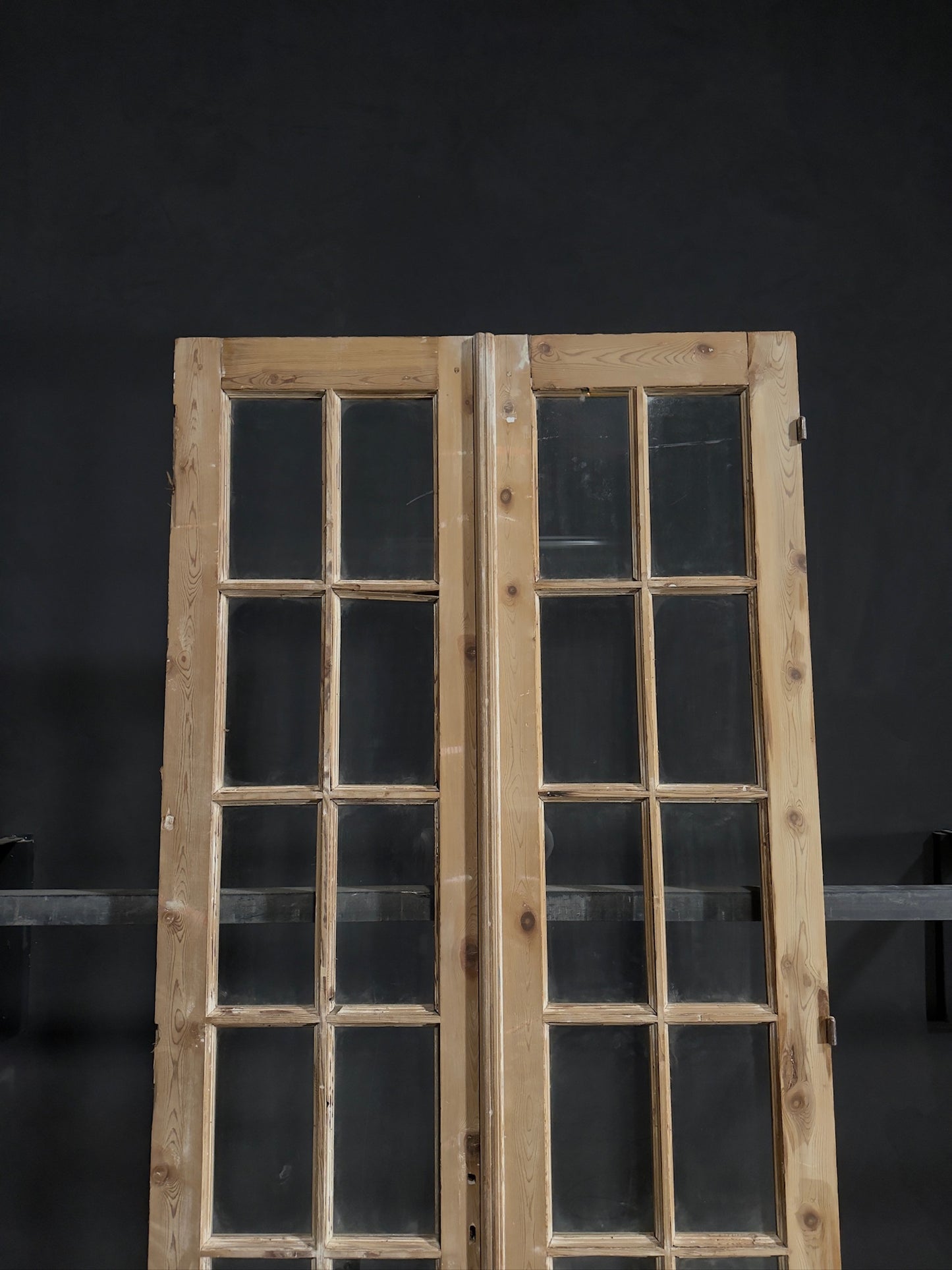 Antique Glass 10 Lite French Doors - 43.75x98 - N284