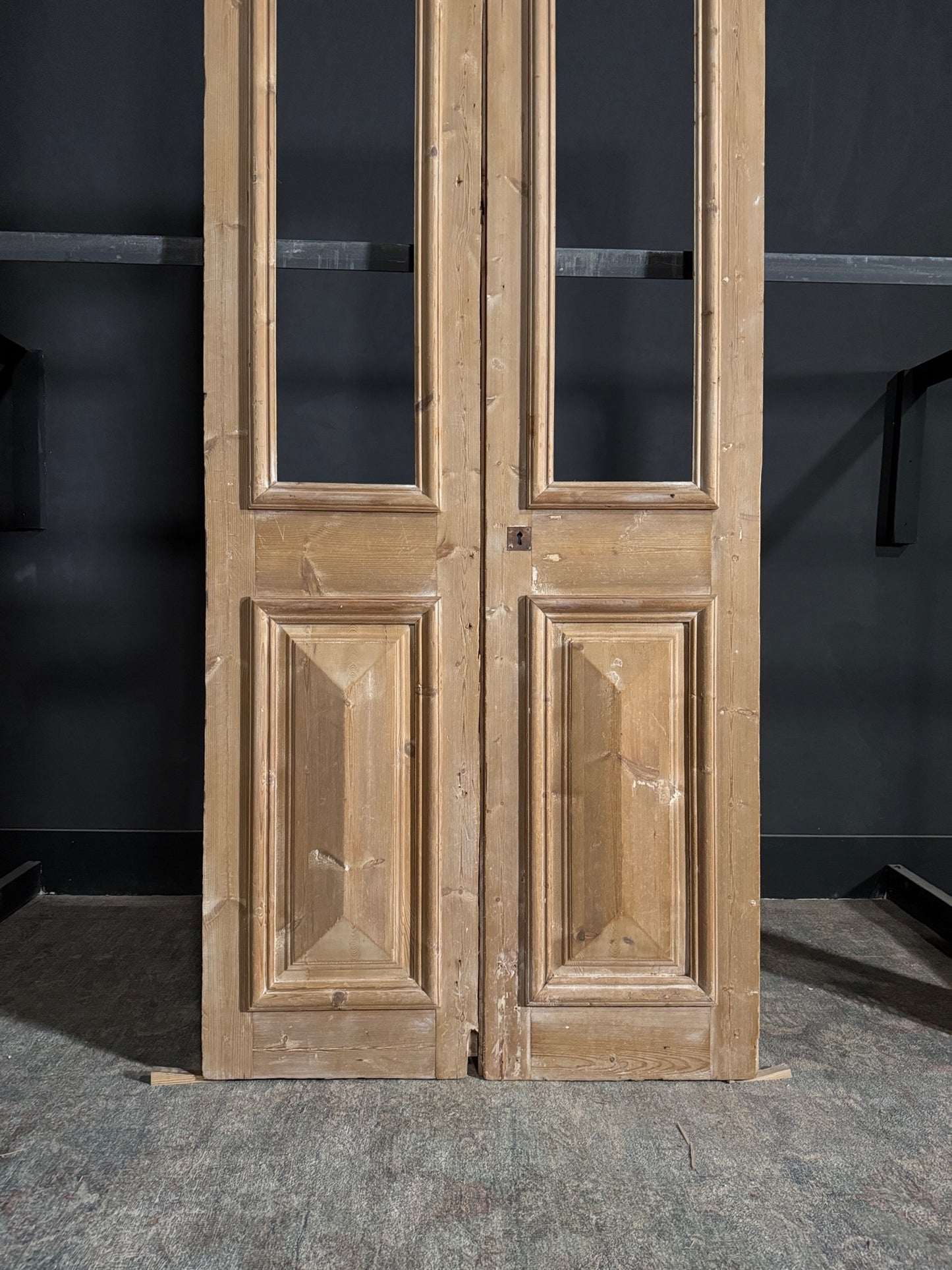 Antique Solid Double Doors - 39x94.5 - N95
