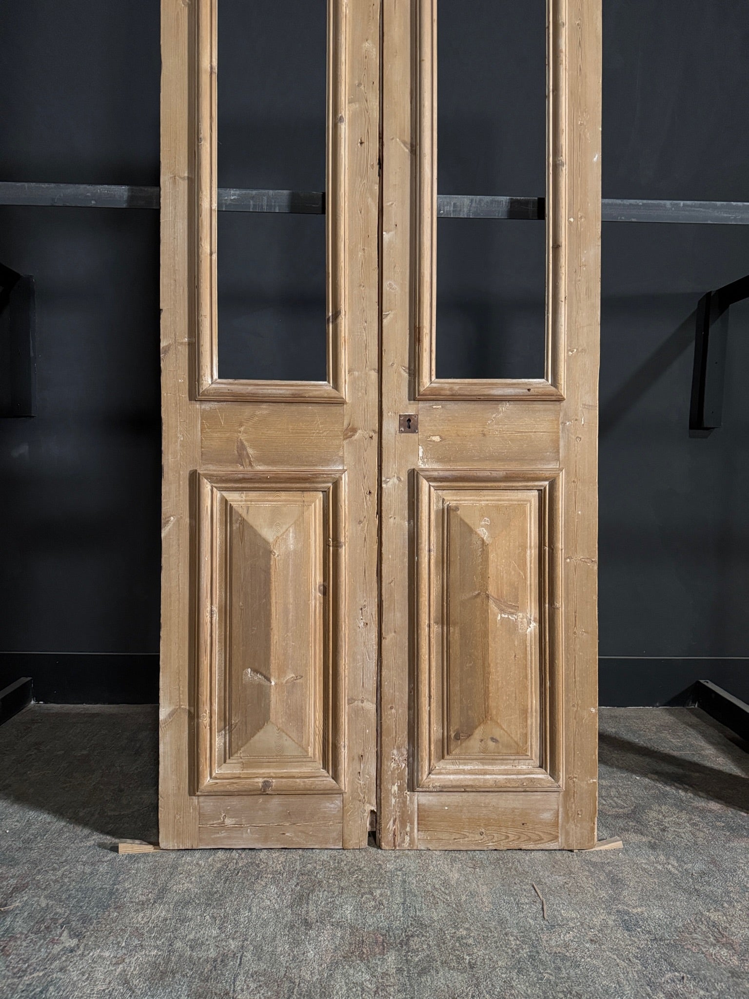 Antique Solid Double Doors - 39x94.5 - N95