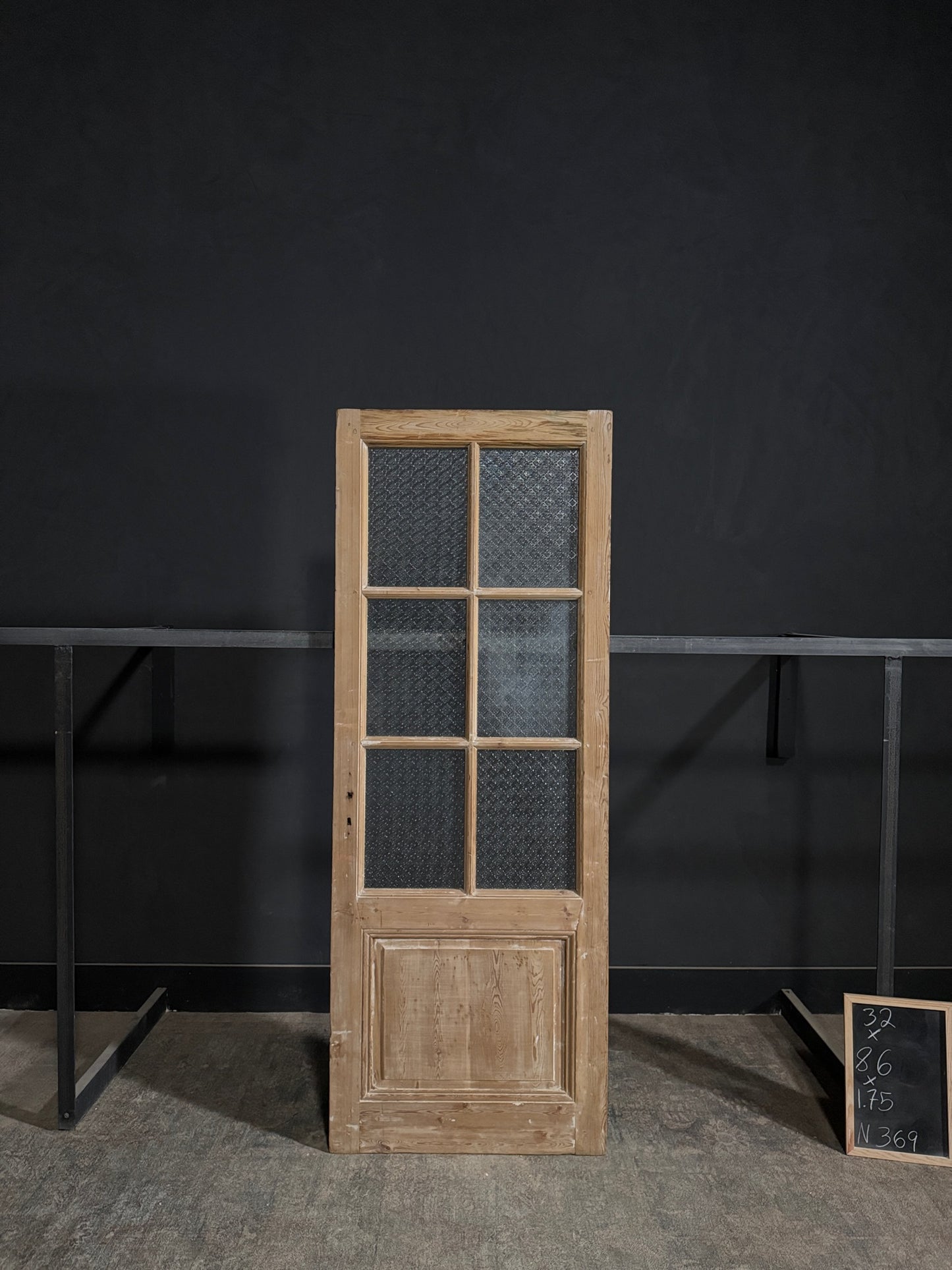 Antique Glass 6 Lite Single Door - 32x82.25 - N368