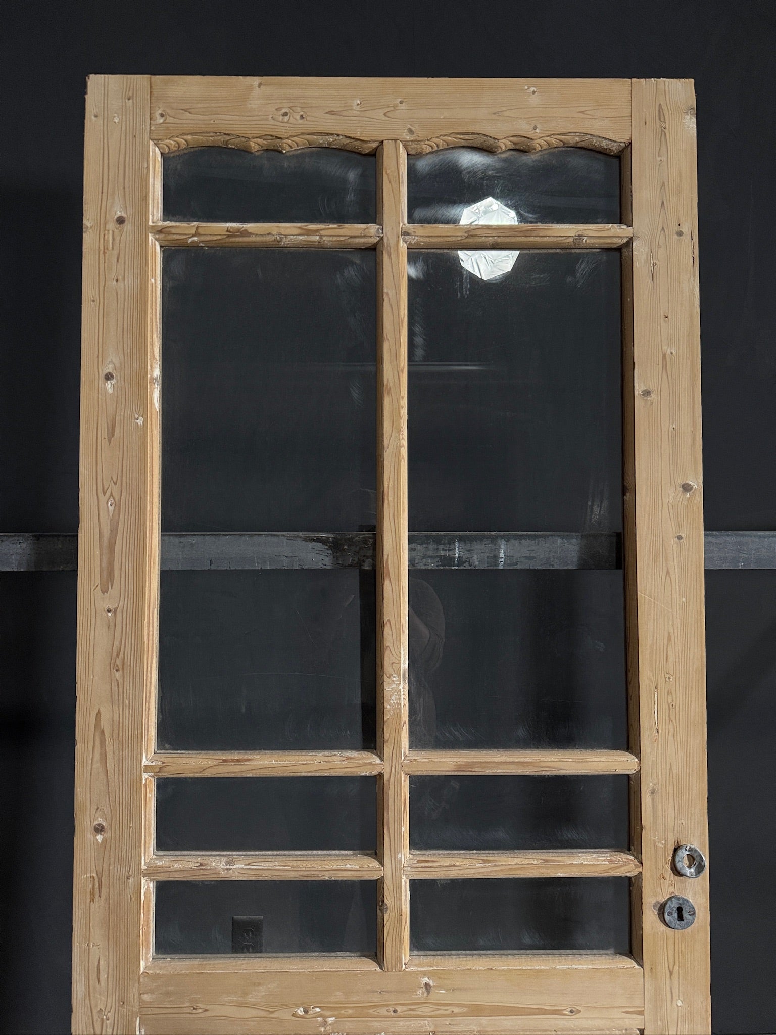 Antique Glass 6 Lite Single Door - 32.5x84 - N435