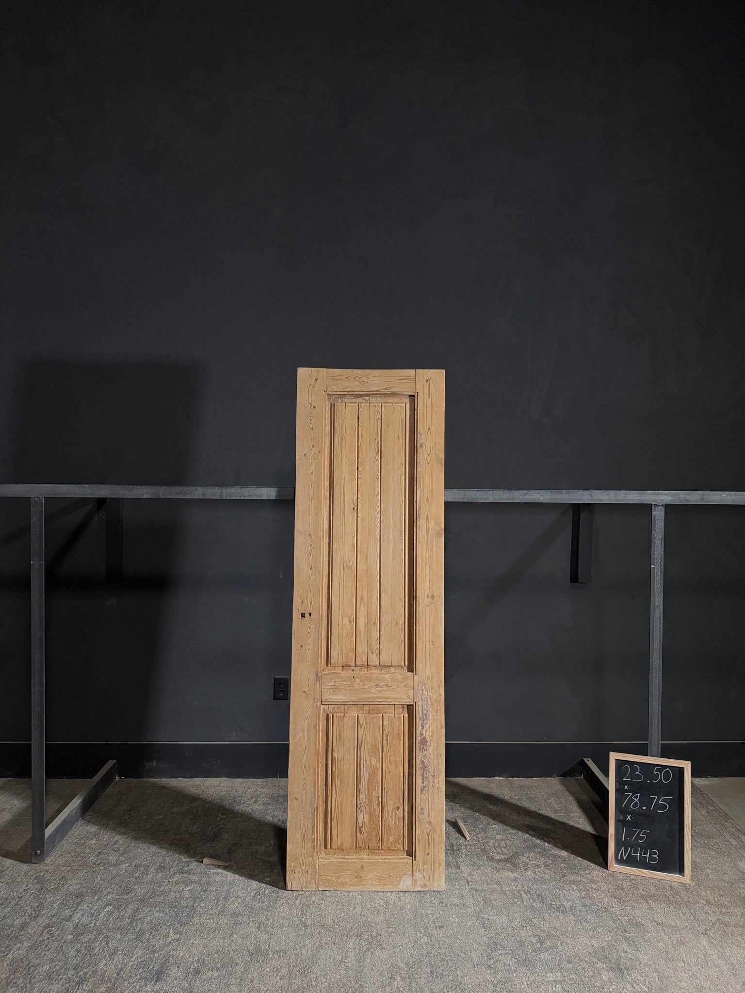 Antique Solid Single Door - 23.5x78.75 - N443