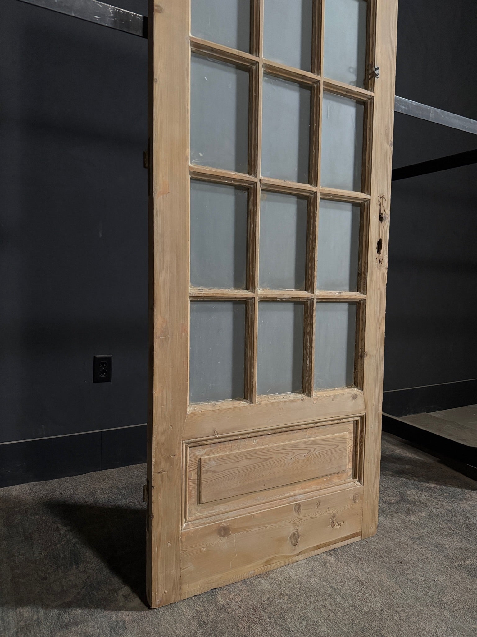 Antique Glass 15 Lite Single Door - 32.25x87 - N363