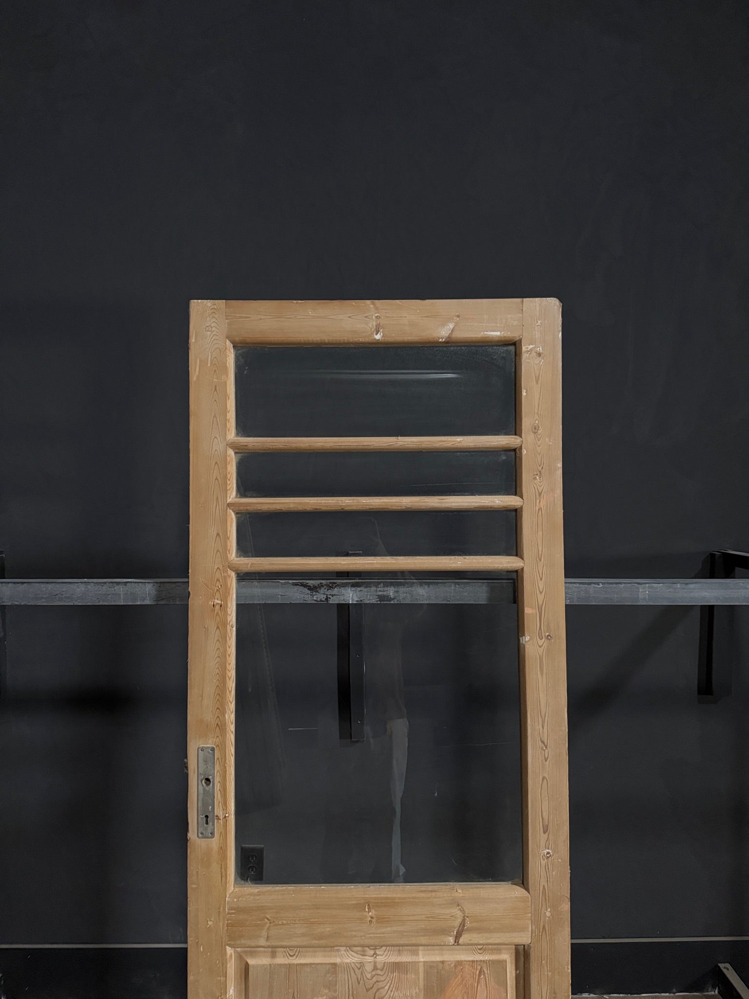 Antique Glass 4 Lite Single Door - 31.5x84 - N362