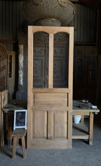 Handcrafted 2 Lite Arched Glass Door  - 36x96 L508