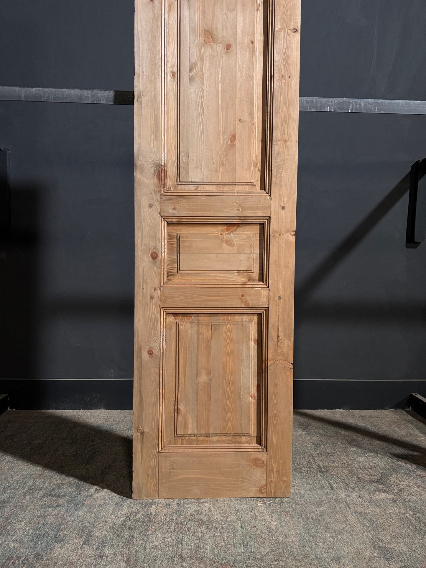 Handcrafted 3 Panel Solid Single Door - 24x80 - N199