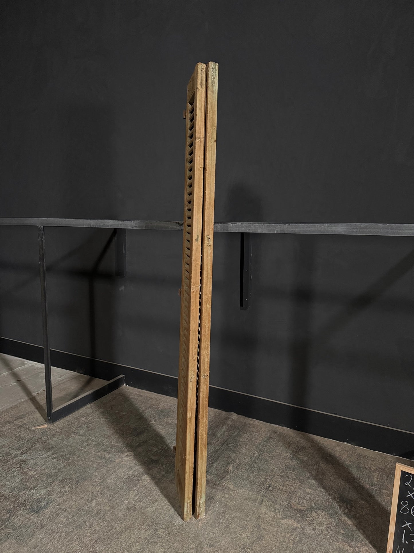 Antique Solid Double Doors - 25.25x86.5 - N295