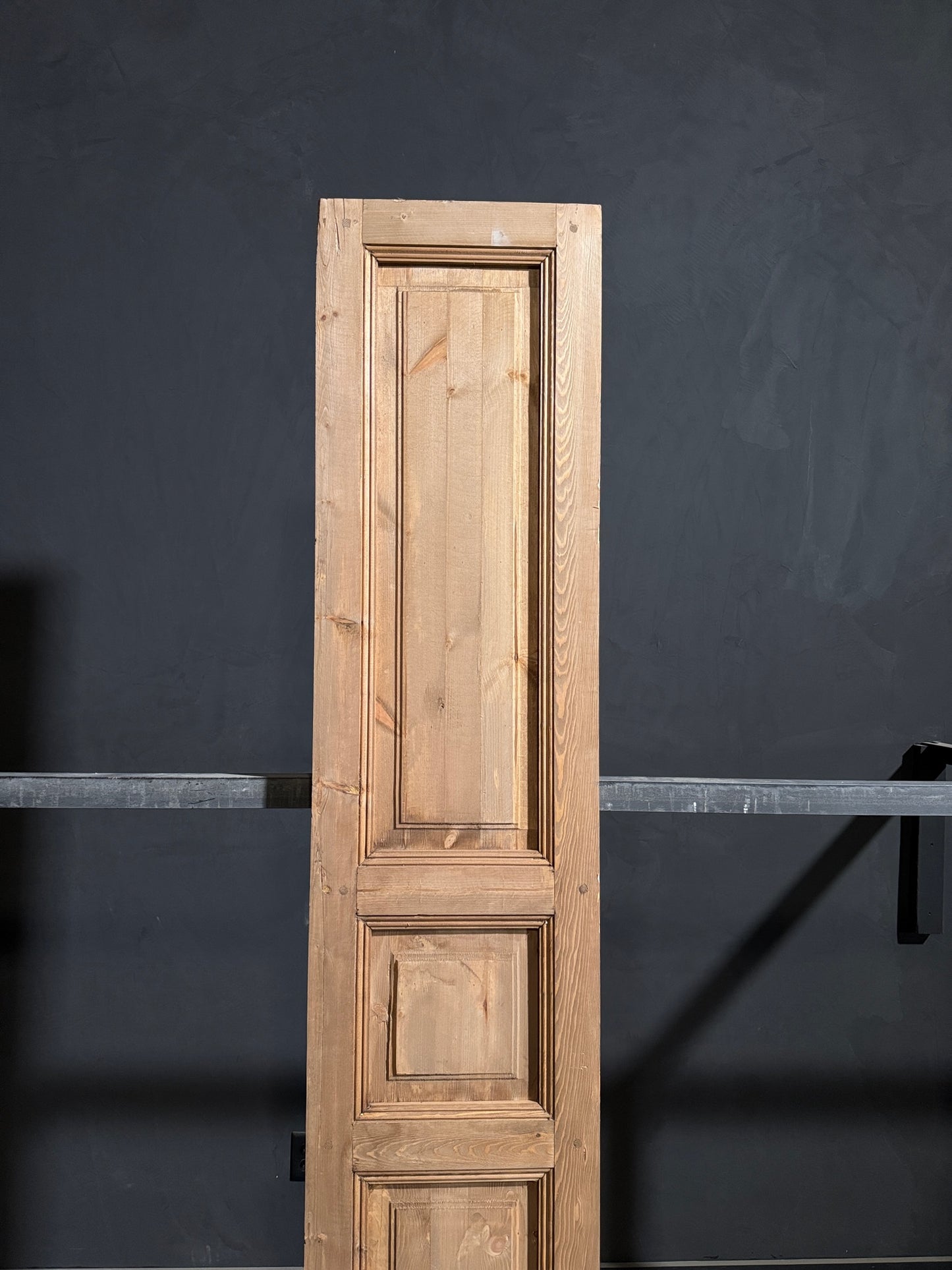 Handcrafted 3 Panel Solid Single Door - 18x96 - N221