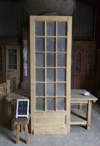 18 Lite Antique Glass Single Door - 33.5x97.5 K285