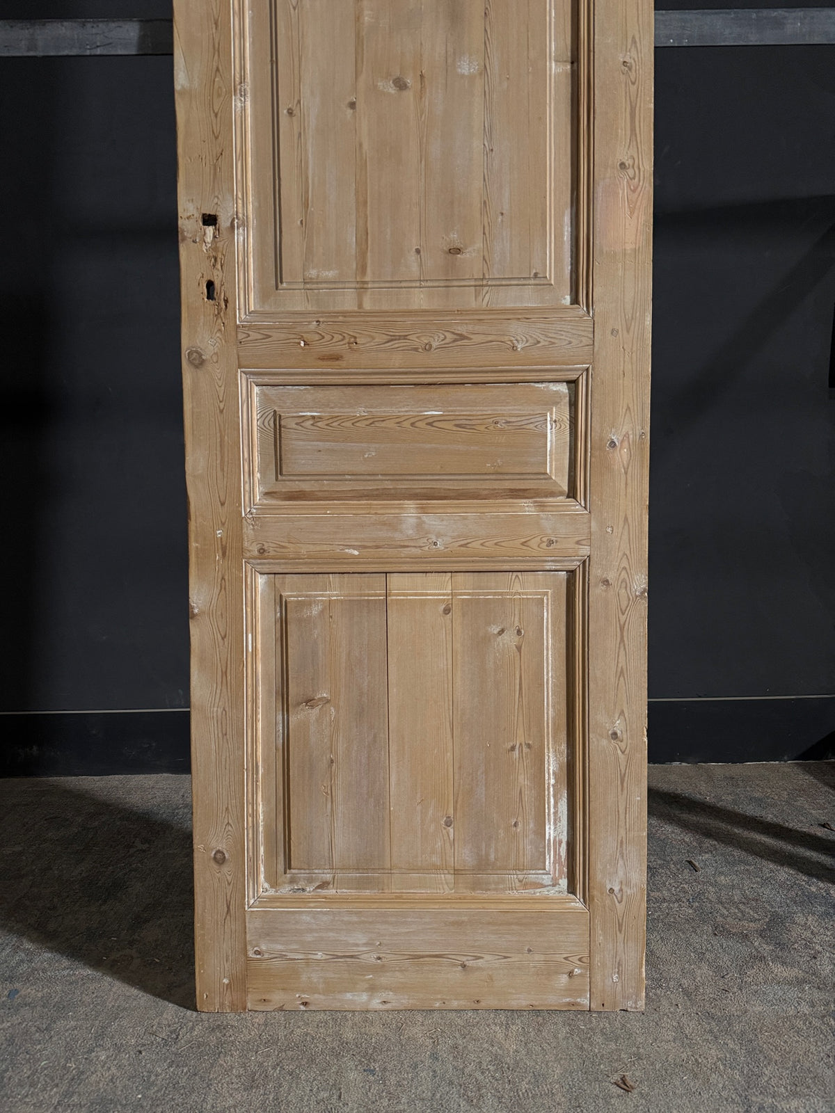 Antique 3 Panel Solid Single Door - 27.5x78.5 - N503