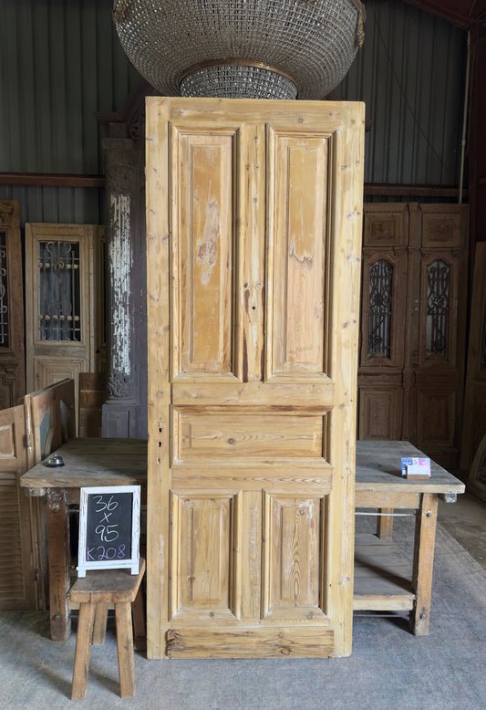 5 Panel Single Solid Antique Door - 36x95 K208