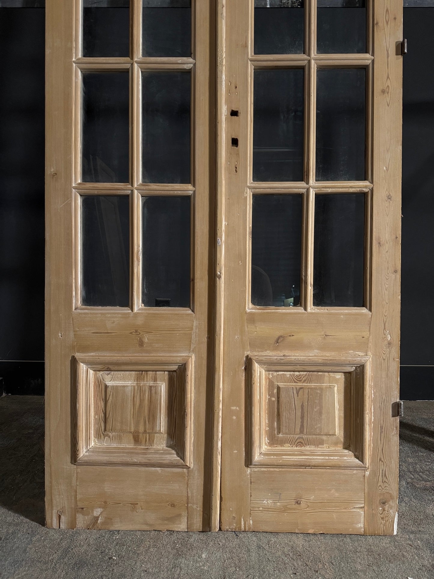 Antique Glass 10 Lite French Doors - 38.5x95.5 - N547
